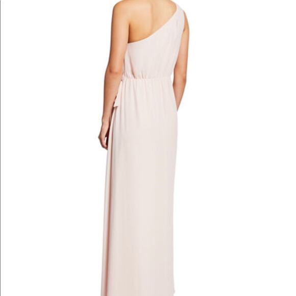 WAYF Penny One Shoulder Gown DAMAGED hem due to rolling rack never worn LARGE - Picture 2 of 7